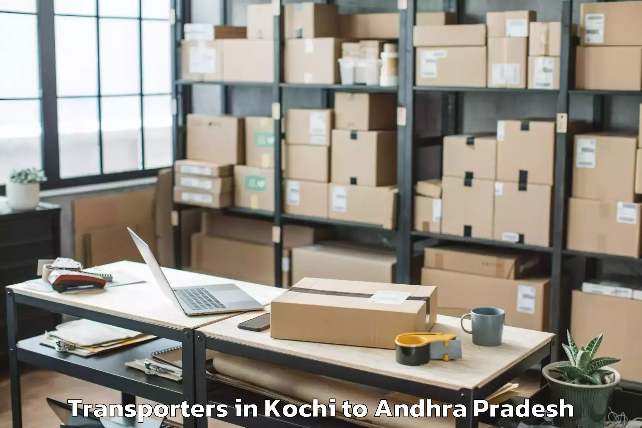 Get Kochi to Nadendla Transporters